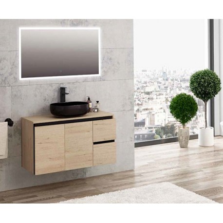 Móvel Armonia + Lavatório Tigris Negro