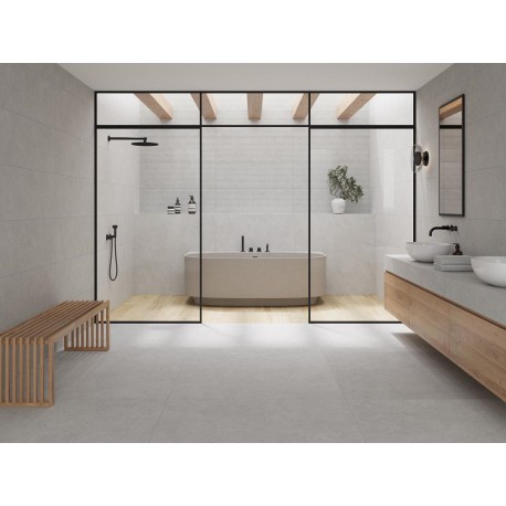 Pav./Rev. cerâmico Calizia white 60X120 cm