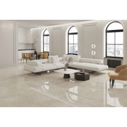 Pav./Rev. cerâmico Greek Cream Polido 60X120 cm