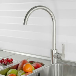 Torneira de Cozinha Balcão Aqua Preta