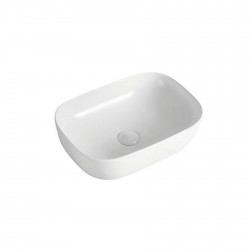 Lavatório de Pousar Retangular Branco 46x33x13,5