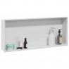Nicho de Parede 60 x 30 x 10 cm em Aço inoxidável Branco